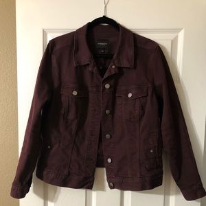 Liverpool burgundy denim jacket